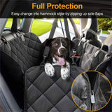 Premium Pet Back Car Seat Cover Hammock NonSlip Protector Zipper Mat Cat Dog Pet Unbranded