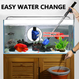 Electric Aquarium Fish Tank Cleaner Water Exchanger Siphon Vacuum Sand Cleaner Unbranded