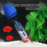 Electric Aquarium Fish Tank Cleaner Water Exchanger Siphon Vacuum Sand Cleaner Unbranded