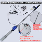Electric Aquarium Fish Tank Cleaner Water Exchanger Siphon Vacuum Sand Cleaner Unbranded