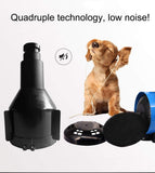 2800W Dog Dryer High Velocity Pet Dog Pet Blow Dryer Adjustable Speed 4 Nozzles Black Unbranded