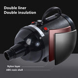 2800W Dog Dryer High Velocity Pet Dog Pet Blow Dryer Adjustable Speed 4 Nozzles Black Unbranded