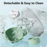 Portable Dog Water Bottle with Food Container Leak Proof Dog Water Dispenser(Green) Petsleisure