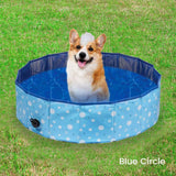 Floofi Pet Pool 120cm*30cm XL Blue Circle Floofi