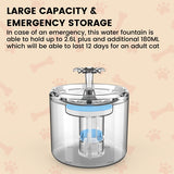 Floofi Pet Water Fountain 2.6L Floofi