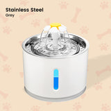 Floofi Pet Water Fountain 2.4L with Stainless Steel Floofi