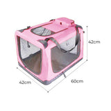 FLOOFI Portable Pet Carrier-Model 1-M Size (Pink) FI-PC-145-KPT Petsleisure