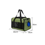 Floofi Portable Pet Carrier-M Size (Green) FI-PC-136-FCQ Petsleisure