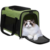 Floofi Portable Pet Carrier-M Size (Green) FI-PC-136-FCQ Petsleisure