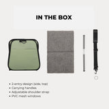 Floofi Portable Pet Carrier-M Size (Green) FI-PC-136-FCQ Petsleisure