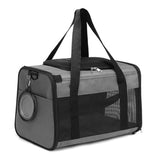 Floofi Portable Pet Carrier-L Size (Grey) FI-PC-138-FCQ Petsleisure