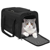 Floofi Portable Pet Carrier-L Size (Black) FI-PC-137-FCQ Petsleisure