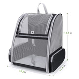 Floofi Pet Backpack -Model 1 (Black) FI-BP-100-FCQ Petsleisure