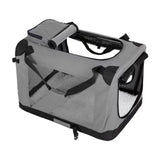 FLOOFI Portable Pet Carrier-Model 1-XL Size (Grey) FI-PC-146-KPT Petsleisure