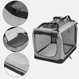 FLOOFI Portable Pet Carrier-Model 1-XL Size (Grey) FI-PC-146-KPT Petsleisure