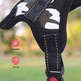 FLOOFI Dog Harness XXL Size (Army Green & White) FI-PC-166-XL Petsleisure