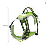 FLOOFI Dog Harness Vest L Size (Green) FI-PC-175-XL Petsleisure