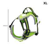 FLOOFI Dog Harness Vest XL Size (Green) FI-PC-180-XL Petsleisure