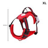 FLOOFI Dog Harness Vest XL Size (Red) FI-PC-178-XL Petsleisure