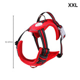 FLOOFI Dog Harness Vest XXL Size (Red) FI-PC-183-XL Petsleisure