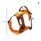FLOOFI  Dog Harness Vest L Size (Orange) FI-PC-176-XL Petsleisure