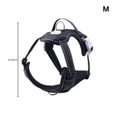 FLOOFI Dog Harness Vest M Size (Black) FI-PC-167-XL Petsleisure