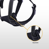 FLOOFI Dog Harness Vest XL Size (Black) FI-PC-177-XL Petsleisure