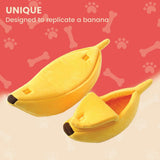 Floofi Banana Pet Bed (L Yellow) - PT-PB-196-QQQ Petsleisure