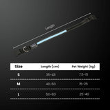 Floofi Solar USB Rechargable LED Dog Collar (L Blue) - PT-DC-143-QQQ Petsleisure