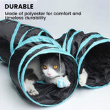 Floofi 4 Holes Cat Tunnel (Blue) Floofi