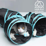 Floofi 4 Holes Cat Tunnel (Blue) Floofi