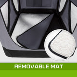 Paw Mate Grey Portable Soft Dog Cage Crate Carrier XL Petsleisure