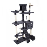 Paw Mate 170cm Grey Cat Tree Danie Multi Level Scratcher Petsleisure