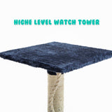Paw Mate 120cm Blue Cat Tree Bear Multi Level Scratcher Petsleisure