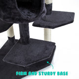 Paw Mate 201cm Grey Cat Tree Parala Multi Level Scratcher Petsleisure