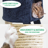 Paw Mate 262cm Blue Cat Tree Paradise Multi Level Scratcher Petsleisure