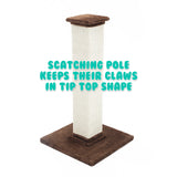 Paw Mate 92cm Brown Cat Tree Noppo Multi Level Scratcher Petsleisure