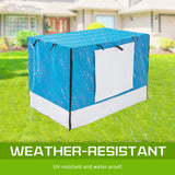 Paw Mate Blue Cage Cover Enclosure for Wire Dog Cage Crate 36in Petsleisure