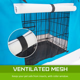 Paw Mate Blue Cage Cover Enclosure for Wire Dog Cage Crate 36in Petsleisure