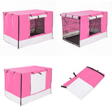 Paw Mate Pink Cage Cover Enclosure for Wire Dog Cage Crate 42in Petsleisure