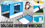 Paw Mate Blue Cage Cover Enclosure for Wire Dog Cage Crate 48in Petsleisure