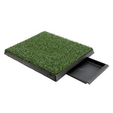 Paw Mate Pet Dog Potty Tray Training Toilet 63cm x 50cm + 1 Grass Mat Petsleisure