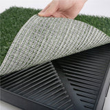 Paw Mate Pet Dog Potty Tray Training Toilet 63cm x 50cm + 1 Grass Mat Petsleisure