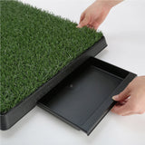 Paw Mate Pet Dog Potty Tray Training Toilet 63cm x 50cm + 1 Grass Mat Petsleisure