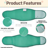 PawPang S Dog Wrap Reusable Male + 10 Ct S Diaper Booster Pads Disposable Petsleisure