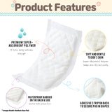 PawPang S Dog Wrap Reusable Male + 10 Ct S Diaper Booster Pads Disposable Petsleisure