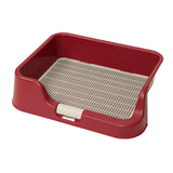 PS KOREA Wine Dog Pet Potty Tray Training Toilet Raised Walls T1 Petsleisure