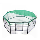 Paw Mate Pet Playpen Heavy Duty 31in 8 Panel Foldable Dog Cage + Cover Petsleisure