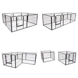 Paw Mate Pet Playpen Heavy Duty 31in 8 Panel Foldable Dog Cage + Cover Petsleisure