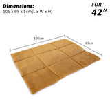 Paw Mate 42inch Beige Pet Cushion Mat Dog Cat Pad Petsleisure